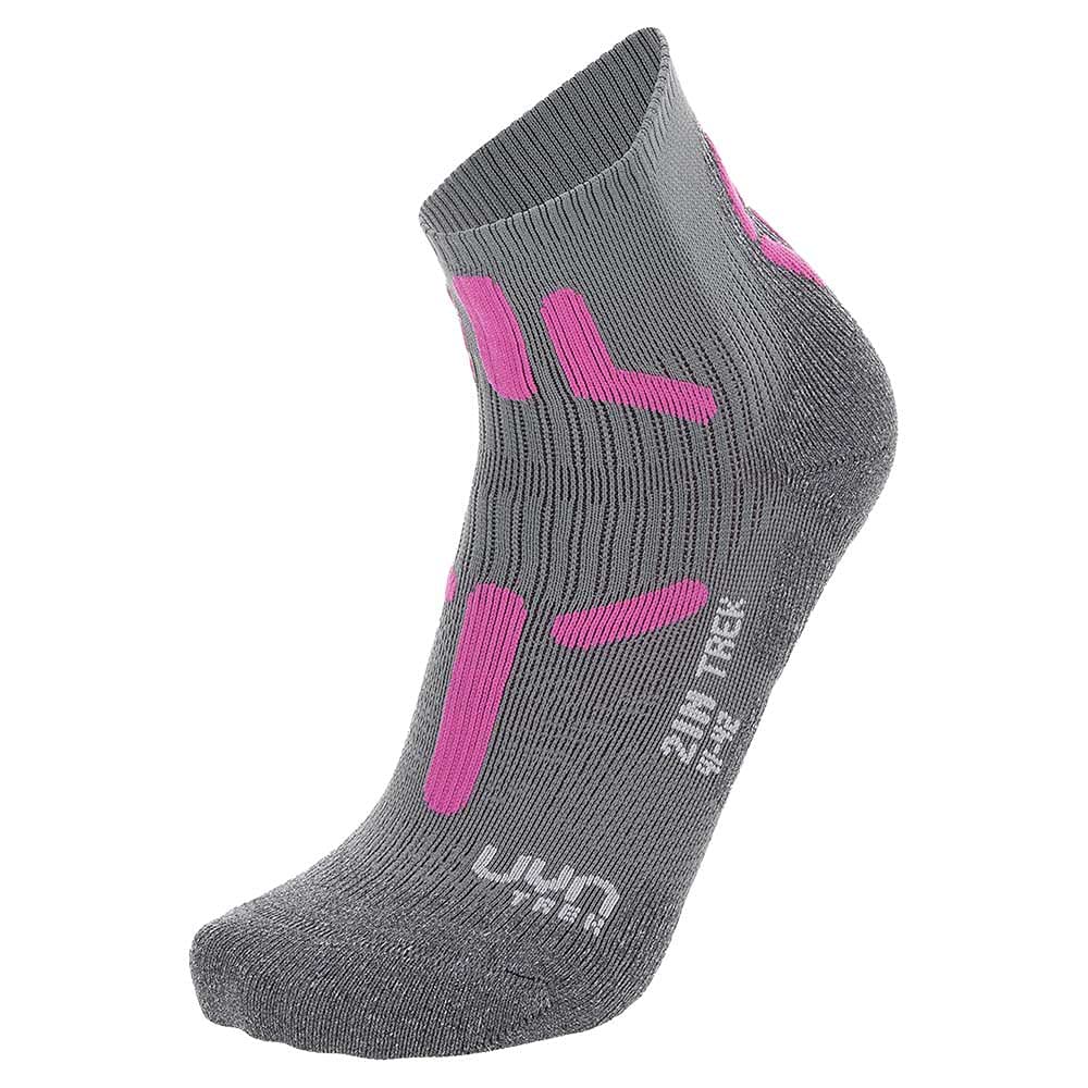 UYN S100222 TREKKING 2IN LOW CUT Socks Women's Anthracite/Turquoise 38
