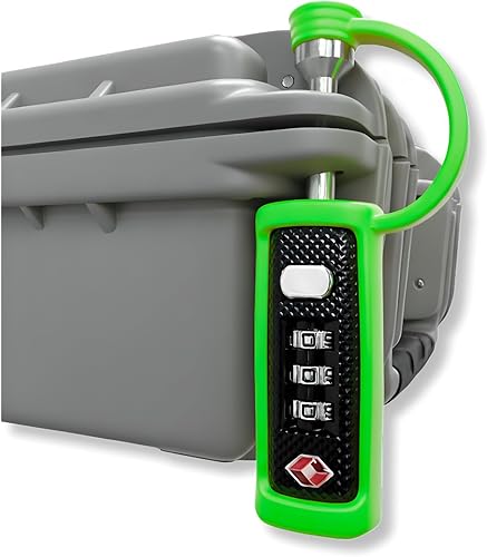 Miniatura 11 de Cerradura de caja de armas TSA aprobada Cedar Mill – Cerraduras de seguridad TSA duraderas y resistentes a cortes para caja de armas, caja de