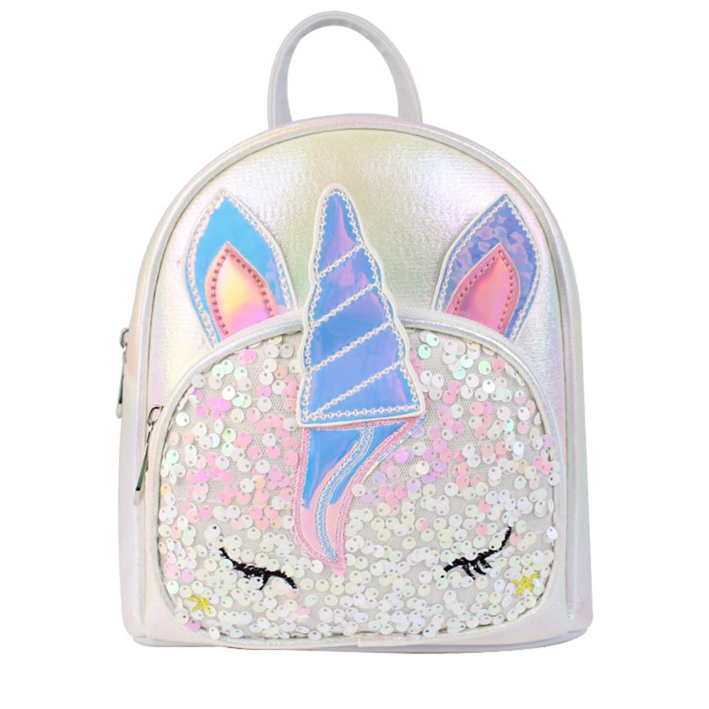 TOMVAESUnicorn Backpack for Girls, Girls Mini Backpack for Kids,School Backpack Preschool Kindergarten Unicorn Toddler BookBag
