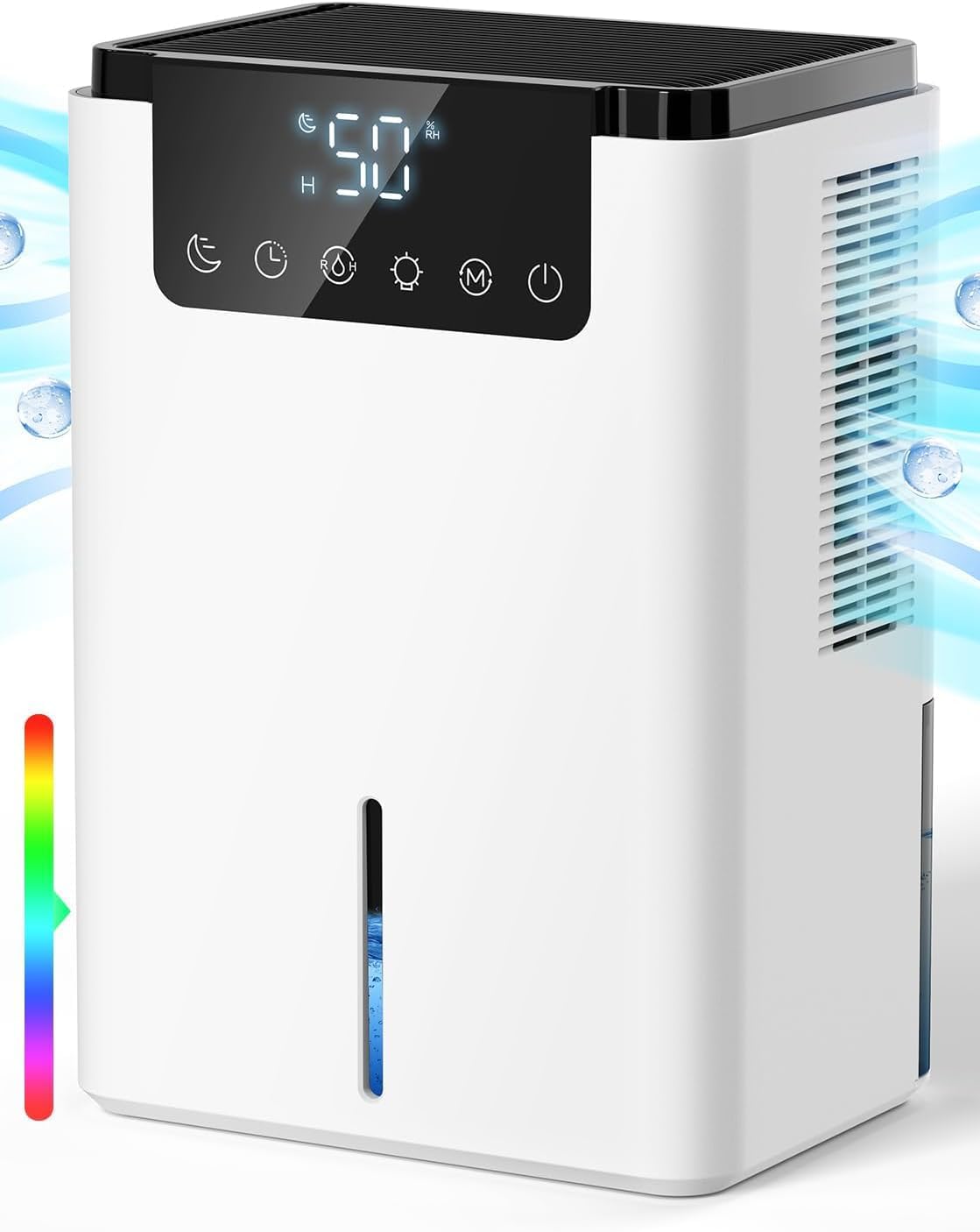 Dehumidifiers for Home,BIVBTP Dehumidifier 2.2L,Dehumidifiers for