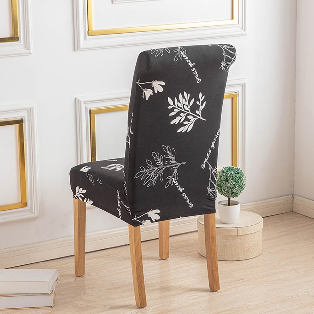 Stuhlhussen Stuhlbezüge Schonbezüge Esszimmerstuhl Stretch Stuhlbezug für Esszimmer stuhlüberzüge 6 Stück