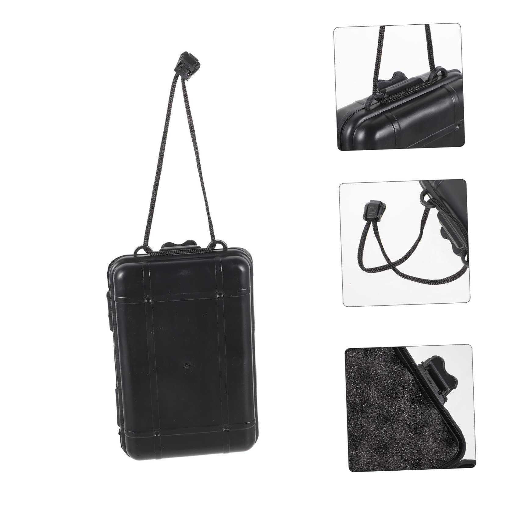 ROMISBABA Shockproof Storage Case for Single Watch Portable Outdoor Survival Watch Box Durable Hard Shell with Cushioned Interior for Travel