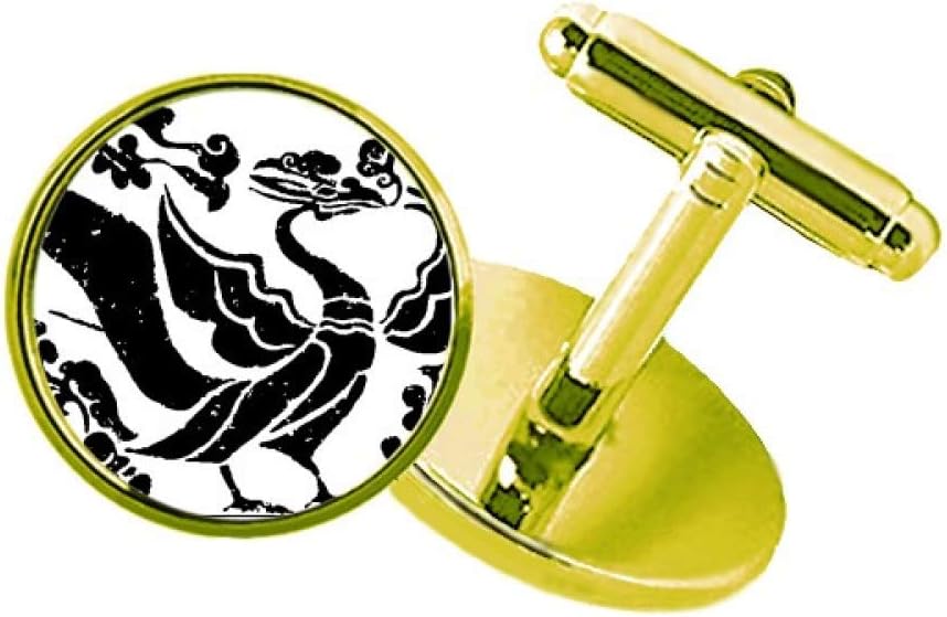 地上最強 刃牙展 花山組代紋カフス＆ネクタイピン代紋ボタン