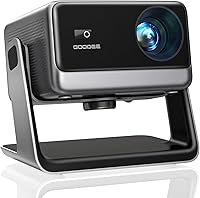 GooDee AC321 4K Projector with WiFi 6, Bluetooth 5.4, Netflix, 1080p Native, Auto Focus & AI Keystone - Portable Home Theater