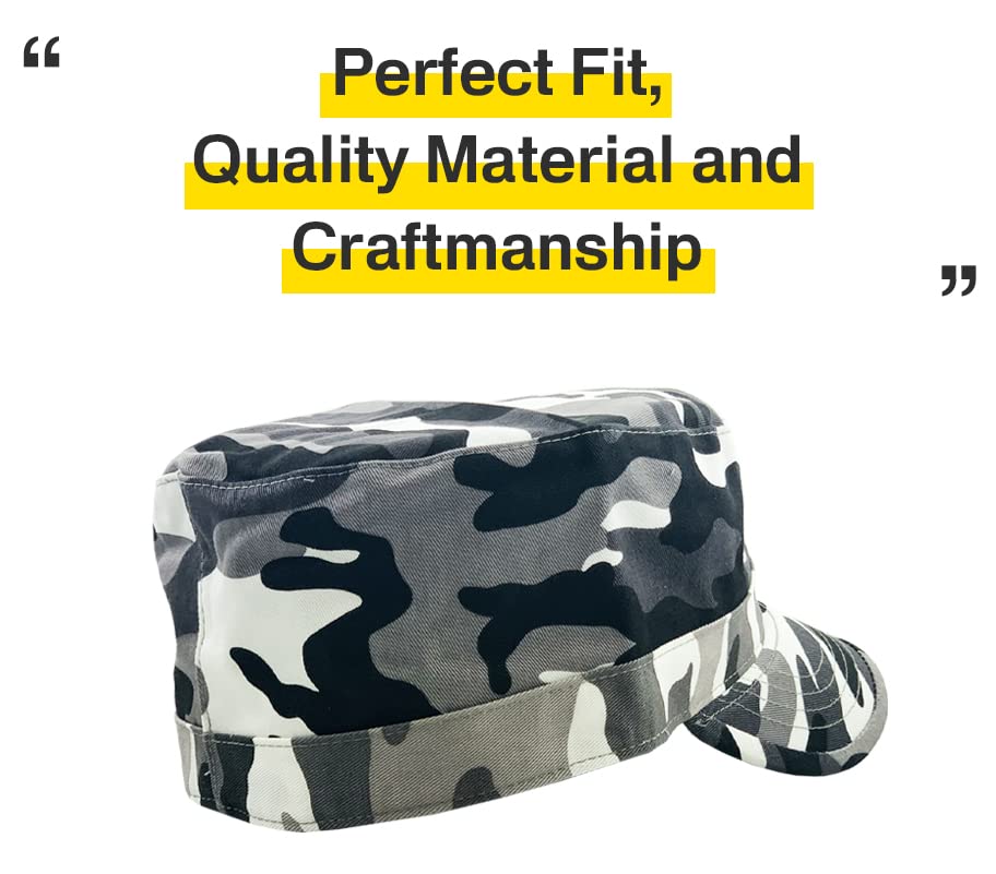 Image of KB-Ethos Cadet Army Cap Basic Everyday Military Style Hat (Now with STASH Pocket Version Available)