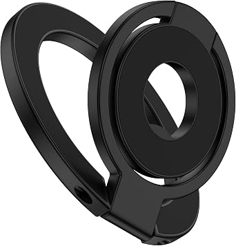Magnetic Phone Grip, Foldable MagSafe Cell Phone Ring Holder Stand