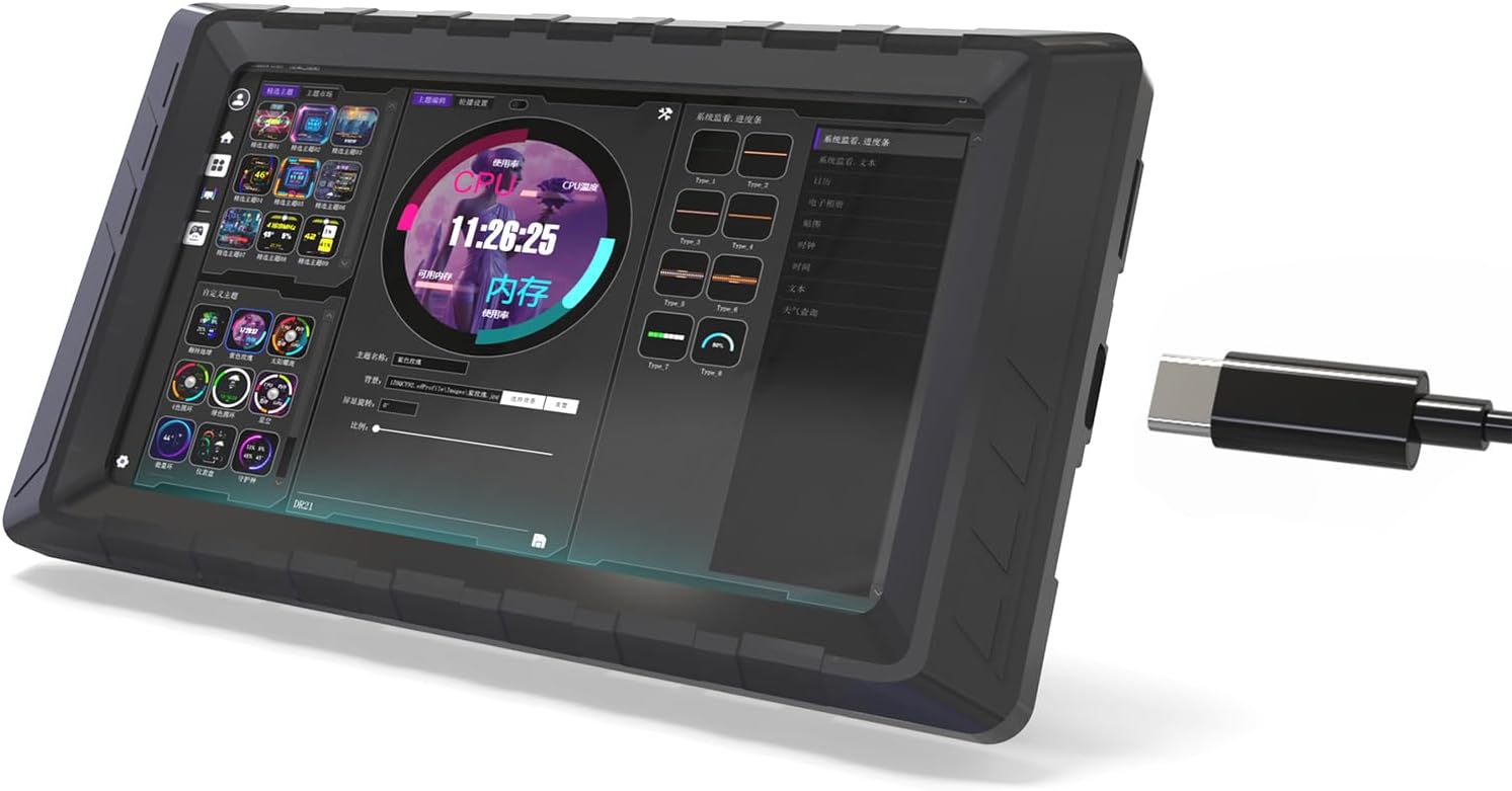 薄型5つの小さなスクリーンハイライト 854x480解像度 ダイナミック設定 コンピューター ゲーム用 ダイナミック背景 観察