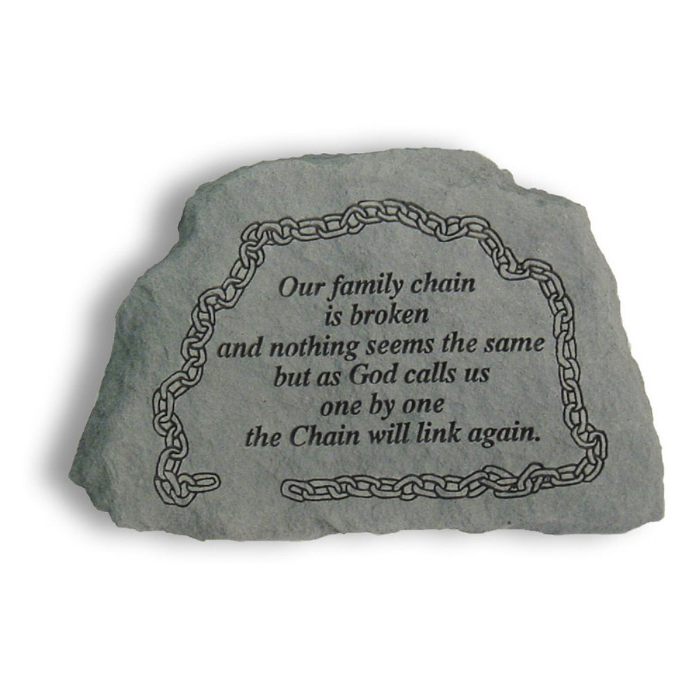 Kay Berry Grey - Inc. 42020 Our Family Chain Is Broken - Memorial - 6.5 Inches X 4.5 Inches X 1.5 Inches