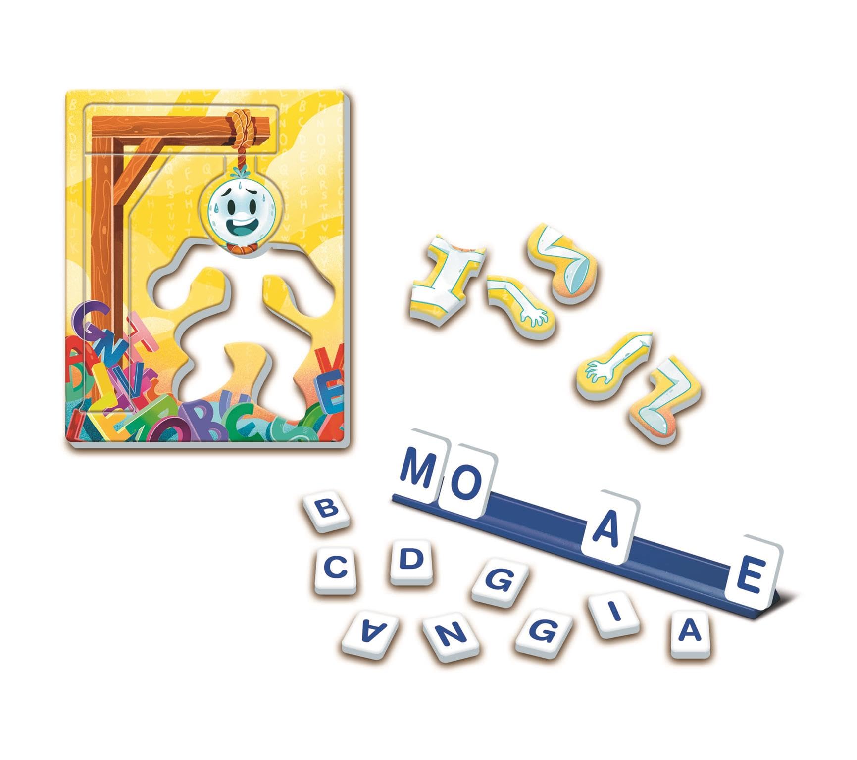 Clementoni Le Pendu – Jeu éducatif 6 Ans+, Orthographe Et Vocabulaire, 2 Modes, 2 Joueurs