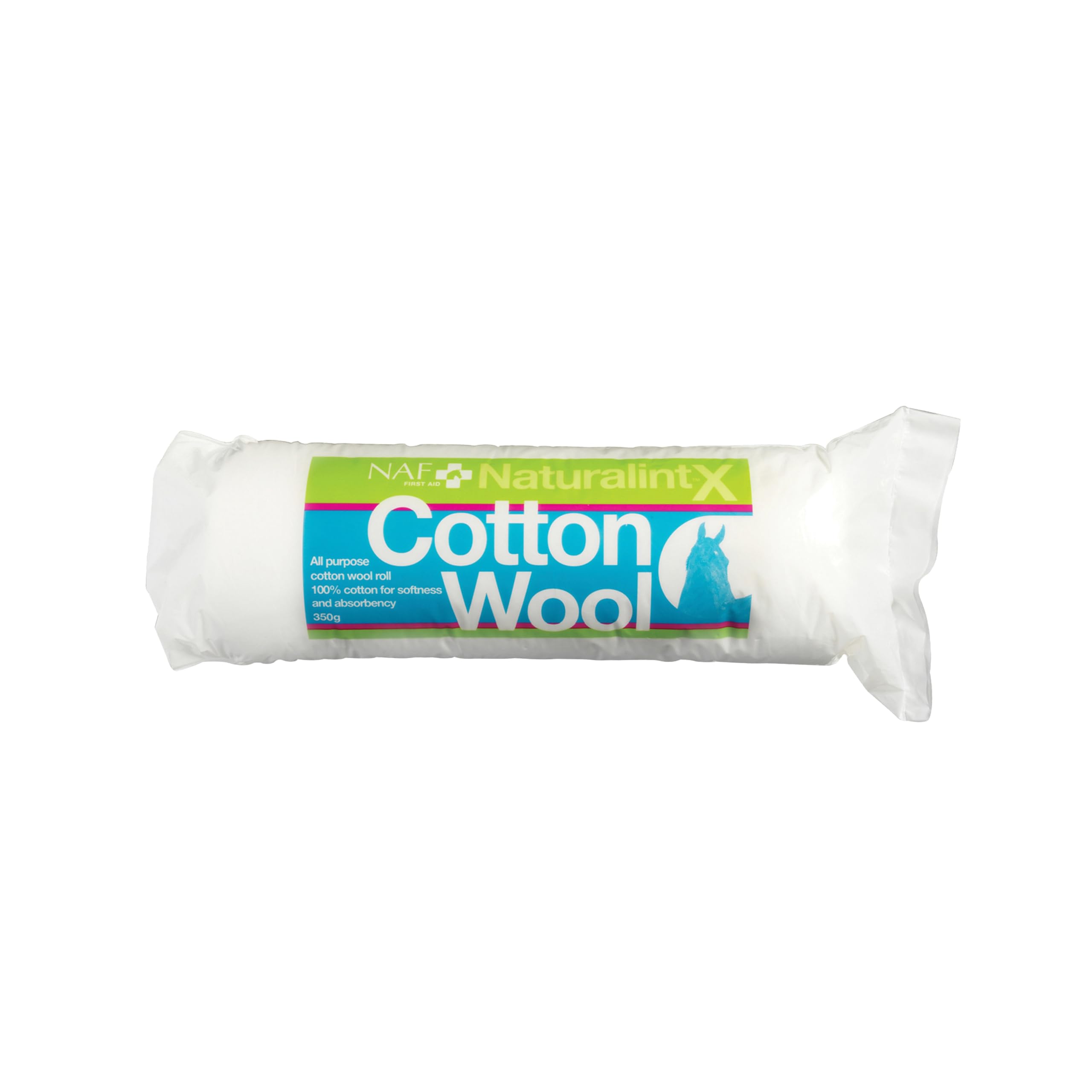 NAF NaturalintX Cotton Wool – Veterinary-Grade Absorbent Roll for Horses – Multi-Purpose First Aid Support – Ideal for Poulticing, Padding & Wound Care