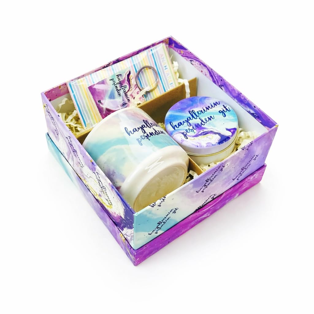 giftmoda Hayallerinin Peşinden Git Tasarımlı Kutulu Hediye Seti
