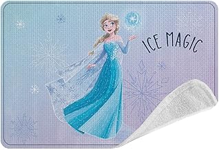 ICE TOYS Asciugamano protettore di scrivania tovaglietta in tessuto per bambina 30x40cm 100% poliestere per scuola viaggio regalino (Fronzen)