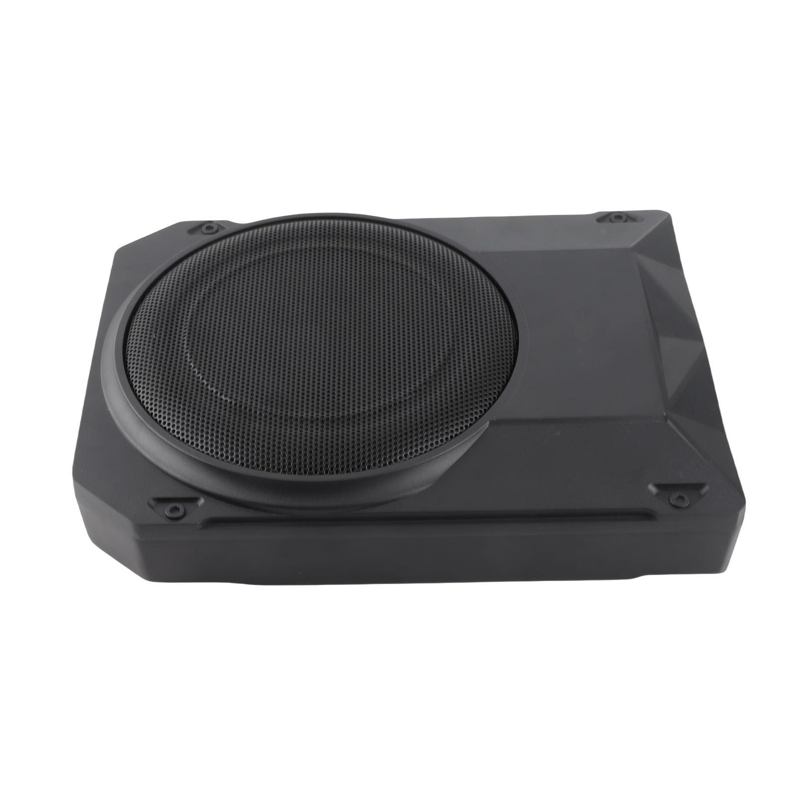 Ausla Subwoofer per Auto, Subwoofer Attivo Sotto il Sedile in Ferro e Alluminio DC12V 600W con Filtro Passa Basso Bass Boost Ingresso Livello Alto Basso per Aggiornamento Audio Universale per Auto