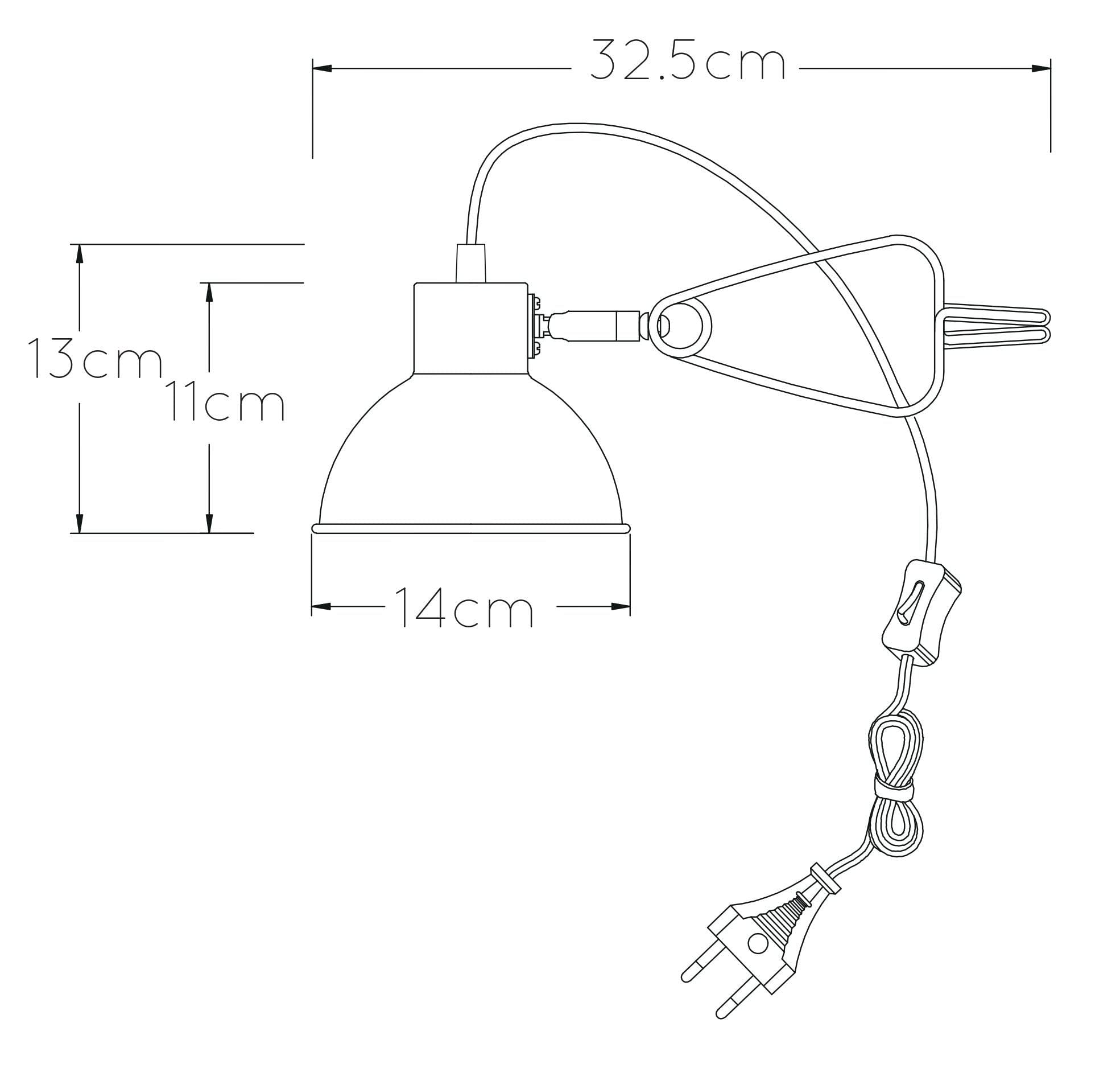 LUCIDE MOYS - Lampe à pince - 1xE27 - Vert