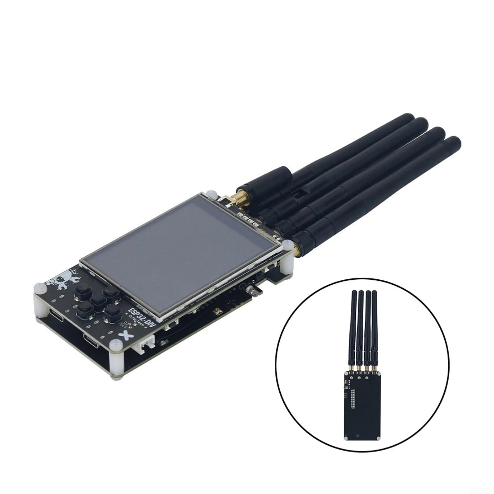 per scheda di sviluppo esp32-s3 V2.0 con touchscreen da 2,8 pollici, WiFi &, NRF24L01+ RF, modulo radio sub-GHz, 16 MB per flash, slot per scheda TF, compatibile con Flipper per zero per lo sviluppo