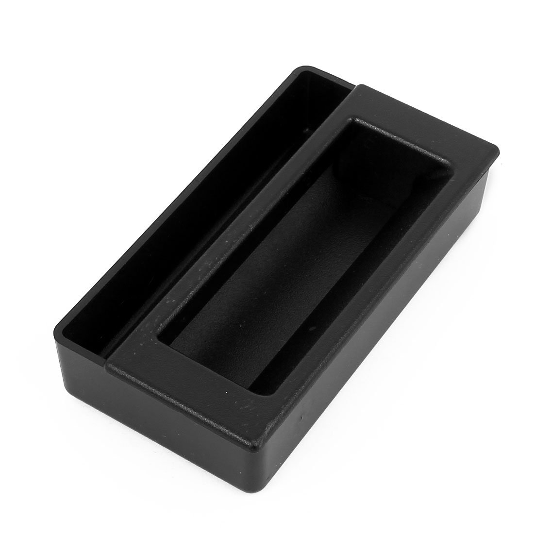 Potubi One Color 123Mmx65mm Plastic Rectangle Shaped Recessed Flush Pull Handle Puller Black