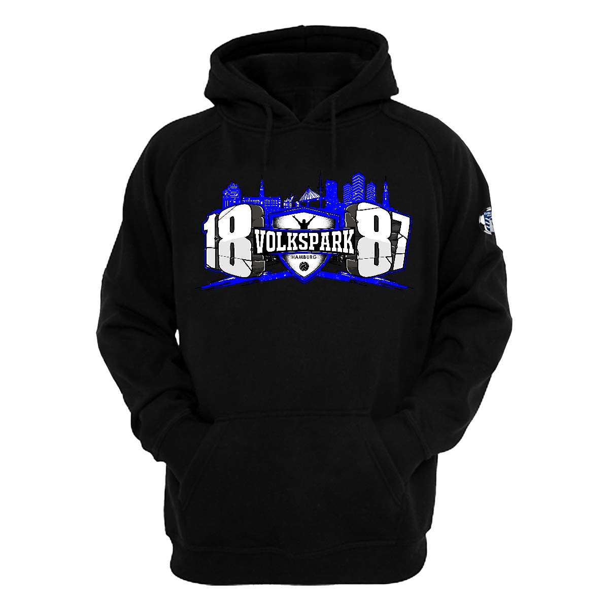 Hoodie 1887 Logo Volkspark Hamburg