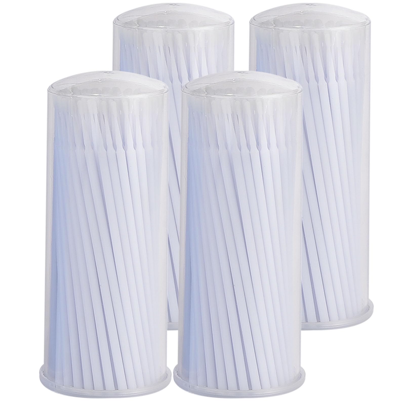 JEVOLVE 400 Pcs Dental Micro Applicators Brushes | Disposable Microbrush Applicators Microswabs for Eyelash Extensions | White
