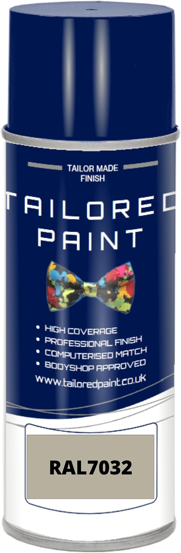 RAL 7032 Pebble Grey Gloss Enamel Aerosol Paint Can Paint For Wood, Metal, Plastic, PVC, UPVC, Fascia Boards - Indoor & Outdoor
