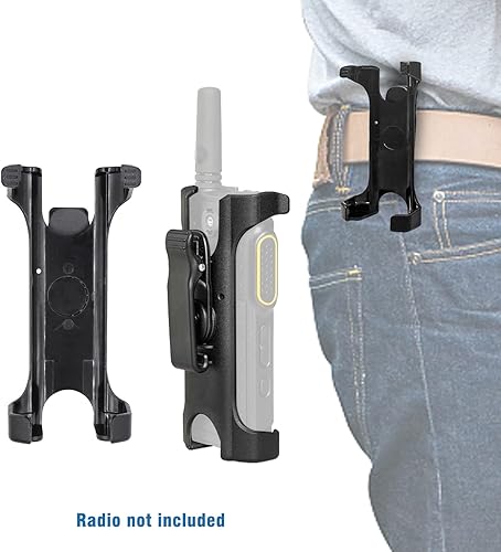 Miniatura 3 de 2PC PMLN7190A PMLN7190 - Soporte de transporte con clip giratorio para cinturón para radios portátiles Motorola MOTOTRBO SL300 SL300 SL3500e SL500e
