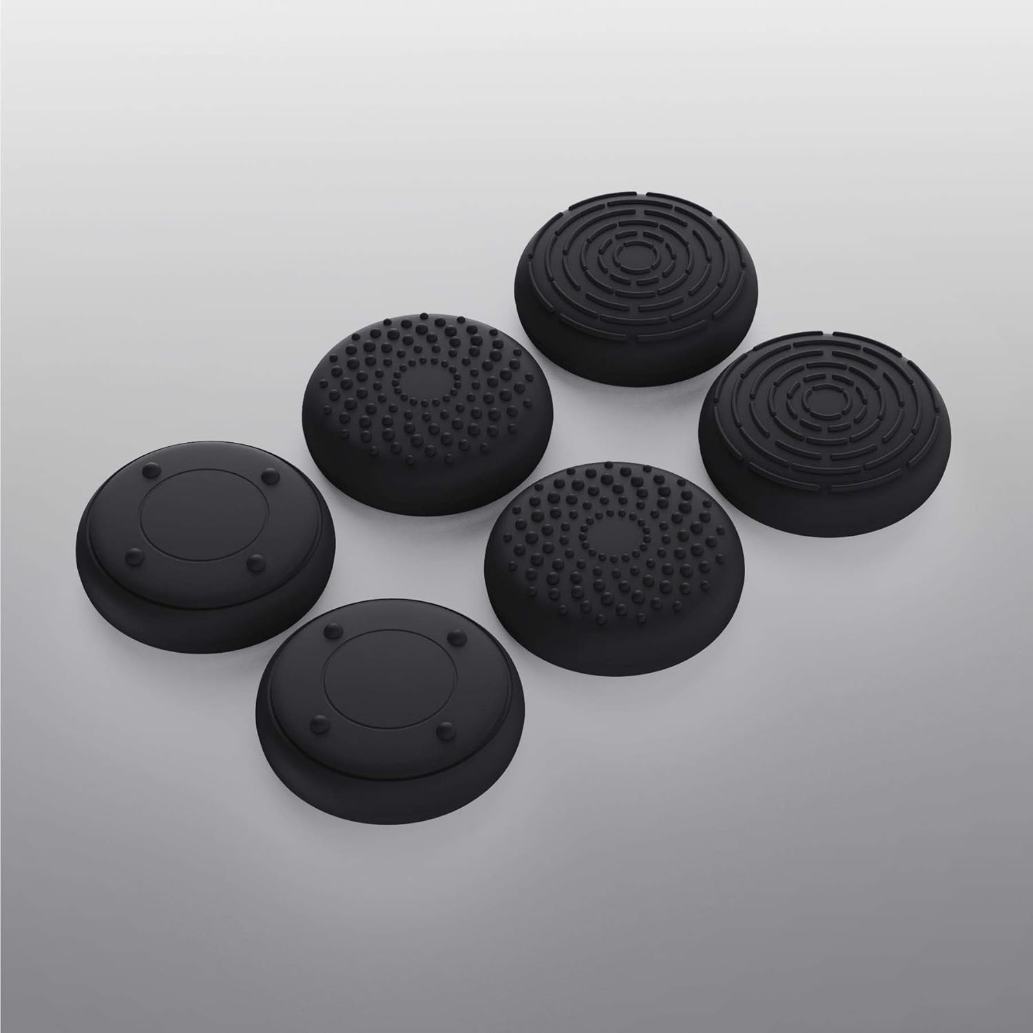 eXtremeRate PlayVital Blue 3D Studded Edition Anti-slip Silicone Cover Skin for Xbox Series X/S Controller, Soft Rubber Case Protector for Xbox Core Wireless Controller with 6 Black Thumb Grip Caps - Image 9