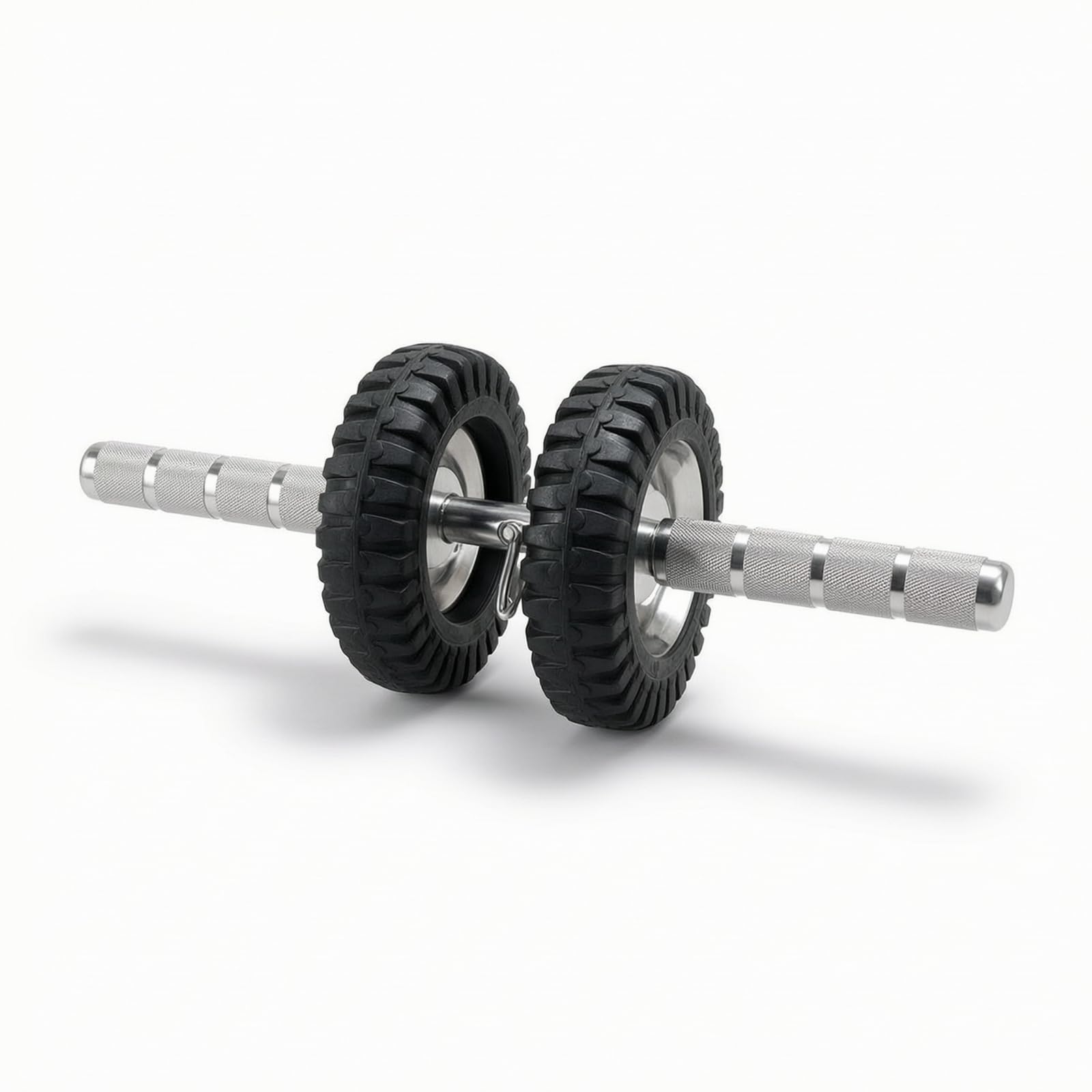 rockible Ruota Addominale Fitness Rullo Core Roller Esercizi Addome Palestra Casa Attrezzo Allenamento con Albero in Acciaio 304 Impugnatura Antiscivolo
