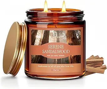 Vela de sándalo aromática