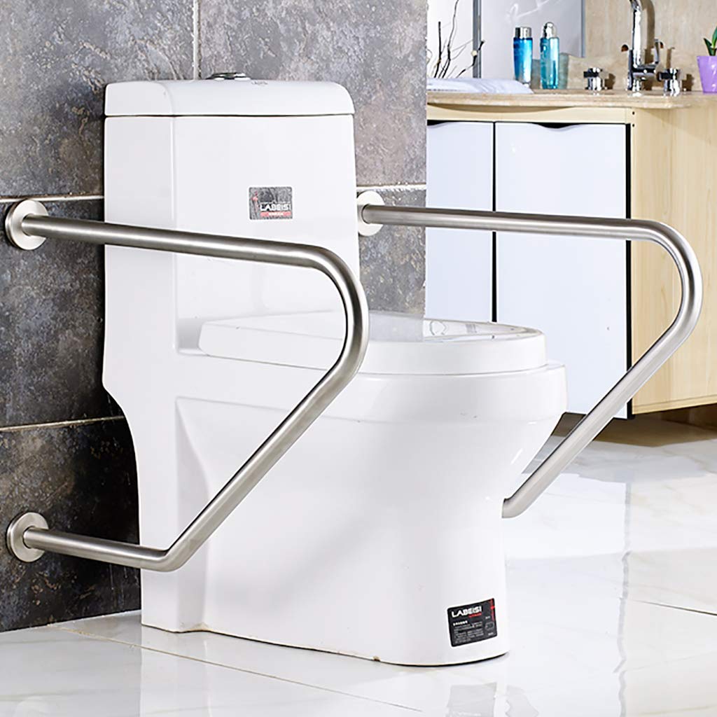 Maniglione Grab Bar Antiscivolo 304 in Acciaio Inox Supporto per la Sicurezza Corrimani Supporto per appoggio per WC/Doccia Bagno Forniture sicure Anziani/Aiuto per disabili