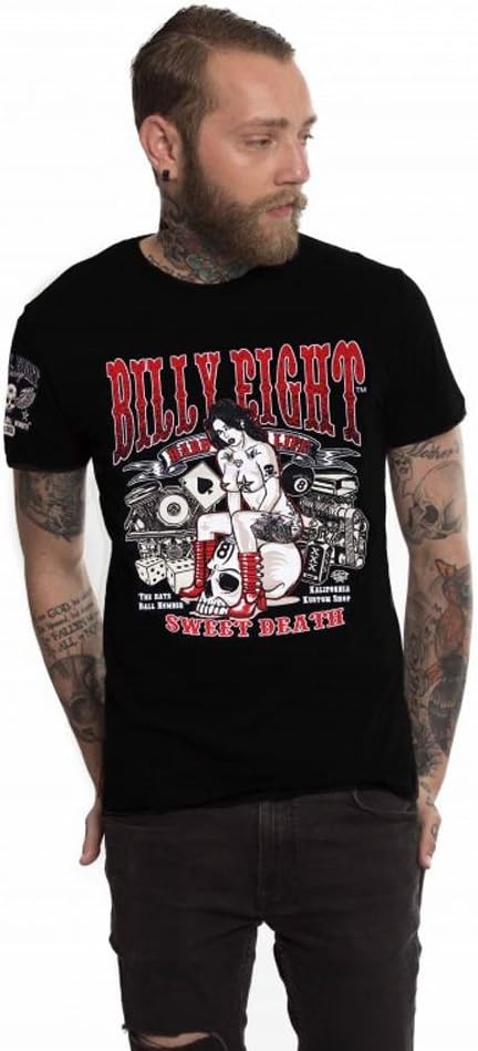 Billy Eight - SWEET DEATH - Mens T-Shirt - Black
