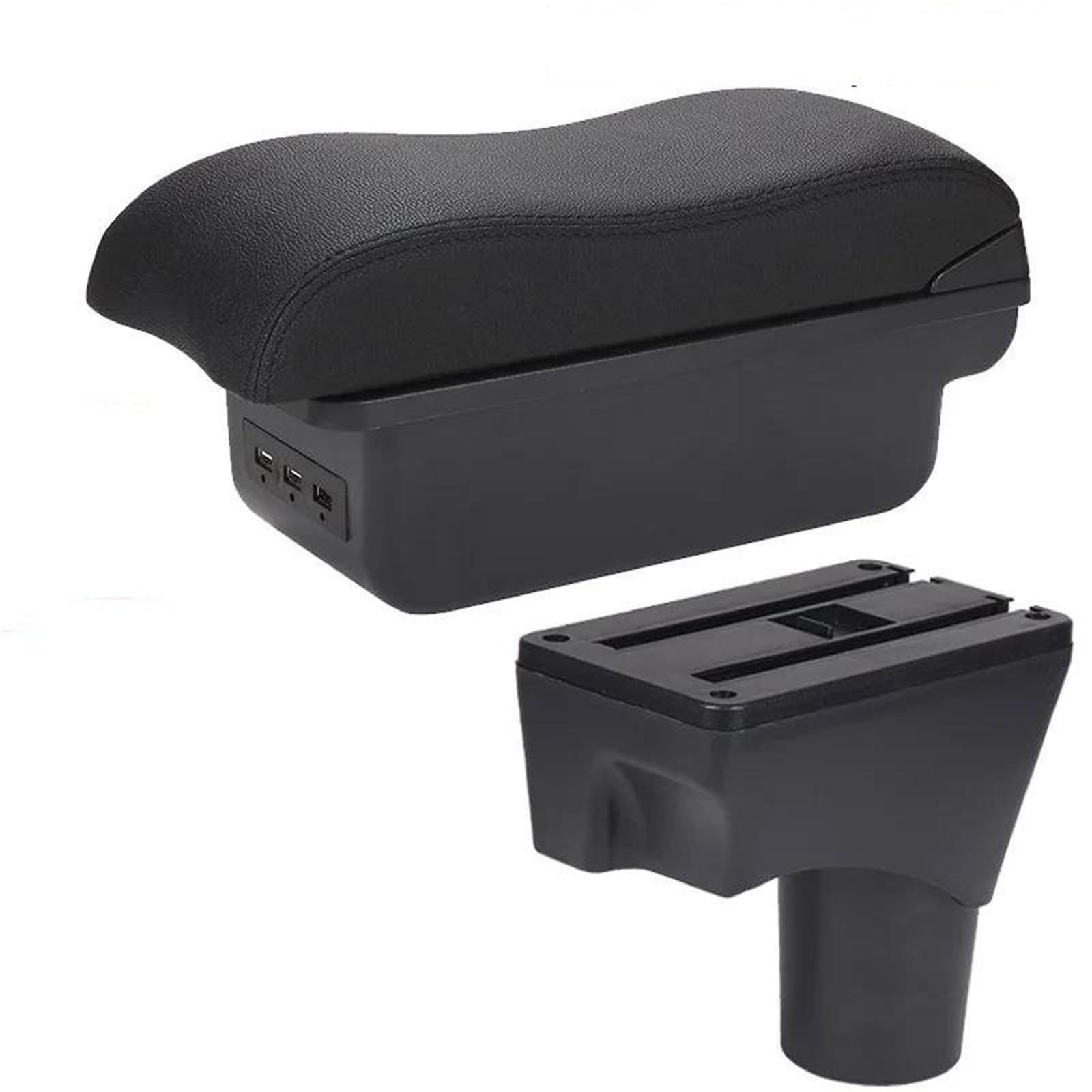Hjkdsz Type E For Nissan For Sunny For March For Micra K13 2010-2022 Car Centre Console Armrest Storage Compartment Accessories(Type E)