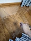 Cuttable Plastic Transparent Carpet for Floors Protector, 3' 5 Ft 7 9 11 13 15 17 19 21 Feet Large Non Skid Rug Runners for Hardwood/Laminate Floor, PVC Best Doormat(5 x 8ft/153 x 244cm)