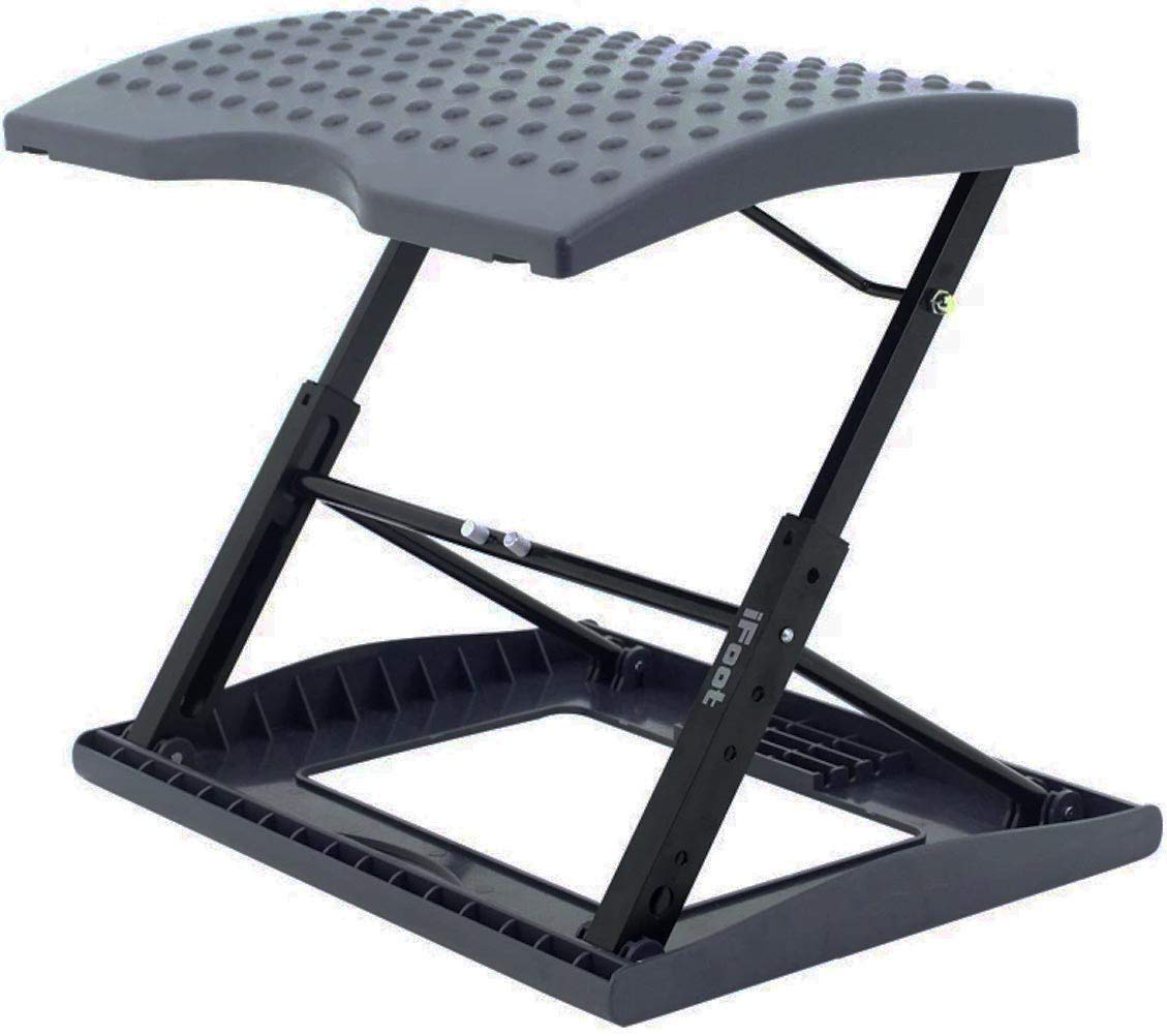 SurmountWay Adjustable Footrest with Removable Soft Foot Rest Pad
