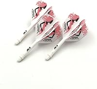 Vista 2 de CUESOUL ROST Eje de Dardos Integrado y Vuelo de Dardos Estándar/Delgado/Diamante/Ala Grande/Lágrima/Diamante