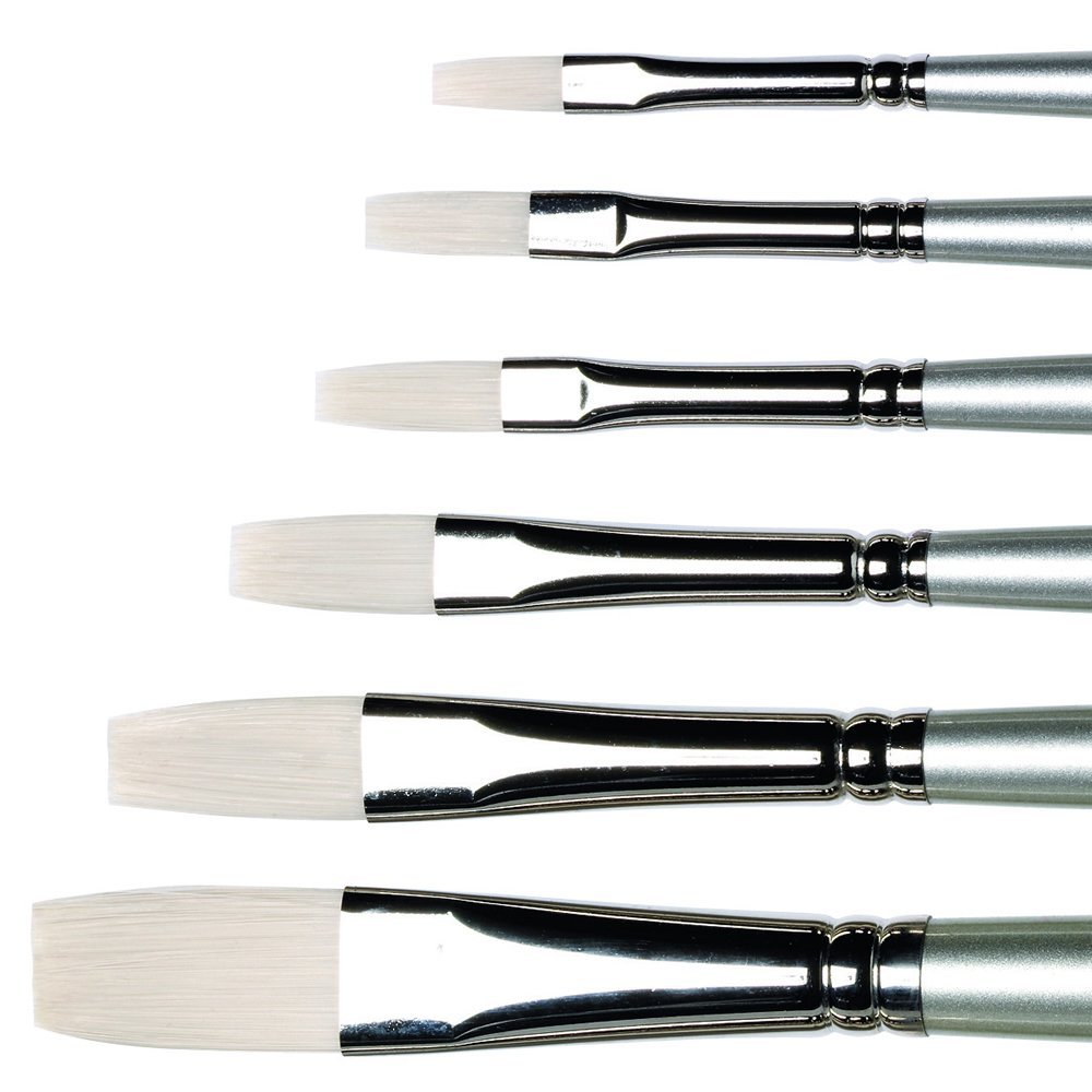 Winsor & Newton 5522008 Artisan Synthetikfaser - Pinsel mit Leistungsmerkmalen von Schweineborsten, robust und haltbar, perfekt für dickflüssige Öl - Farbe - Rundpinsel Nr. 8