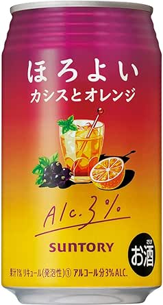 サントリー ほろよい【カシスとオレンジ】 [ チューハイ 350mlx24本 ]