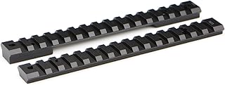 WARNE 7666-20MOA Savage SA Tactical Mountain Tech Tactical Rail, Tapered 6-48 Screws, 7075/T6 Aluminum, Fits Picatinny and Weaver Style Mounts, 20MOA - WARNE