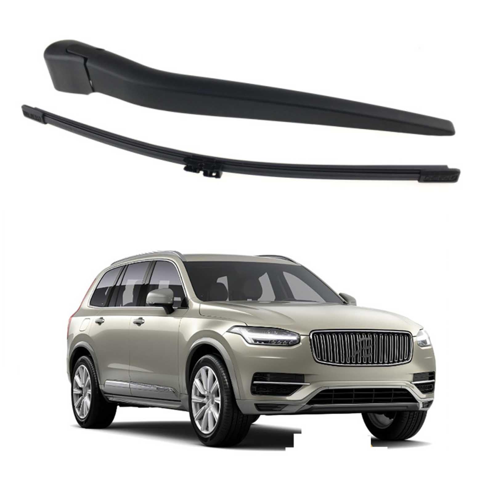 Limpiaparabrisas trasero para Volvo XC90 2015-2019 con brazo y escobilla de alta visibilidad