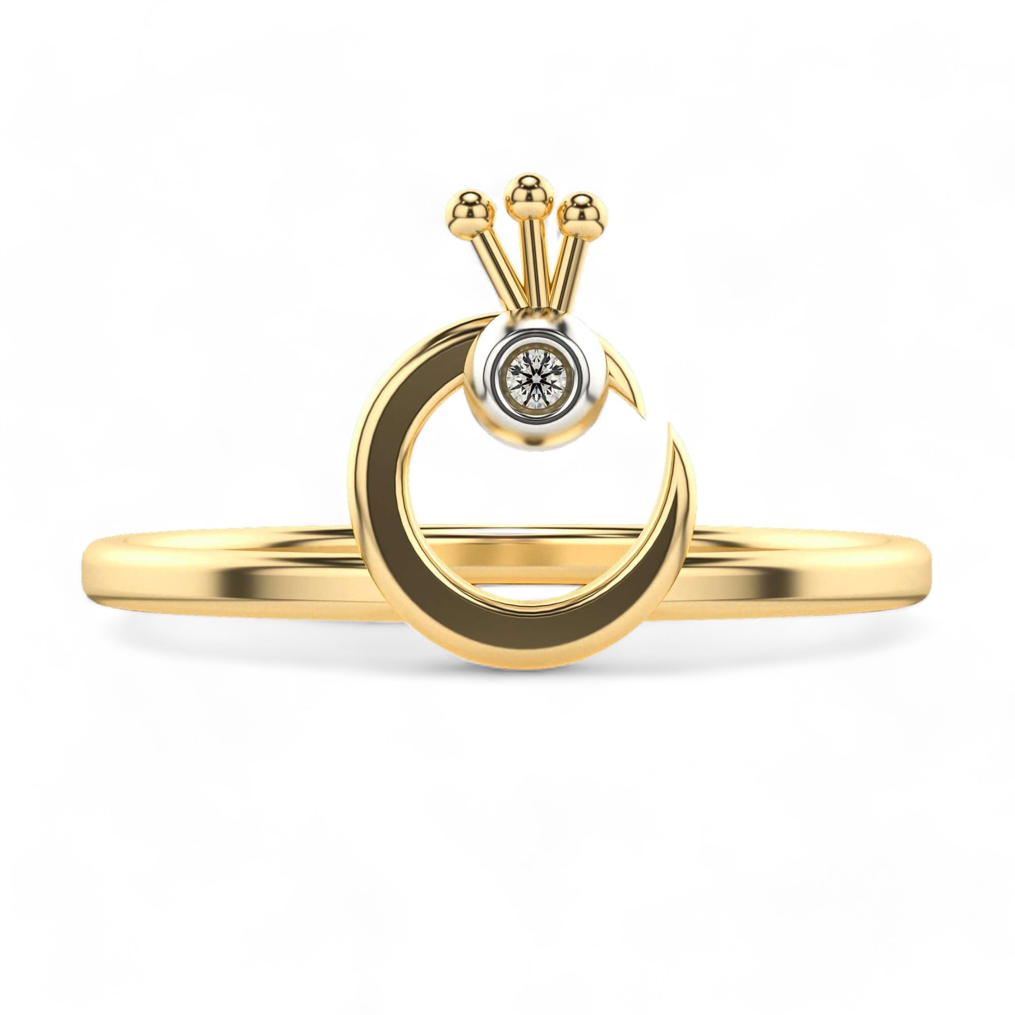 Sterling Silver & Certified Lab Grown Diamond 0.01cts | Ring For Women/Girls | Stylish & Elegant | VGR0410-picture-55