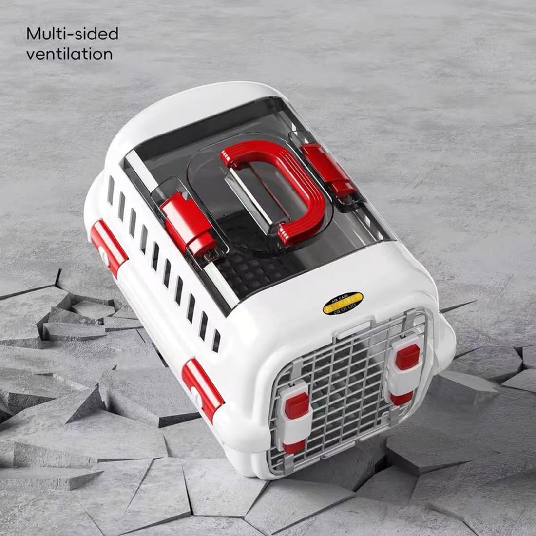 Transportín para Gatos Aprobado por Aerolíneas, Portátil y Apto para Viajes, Ideal para Exteriores, para Coche y Uso Doméstico.