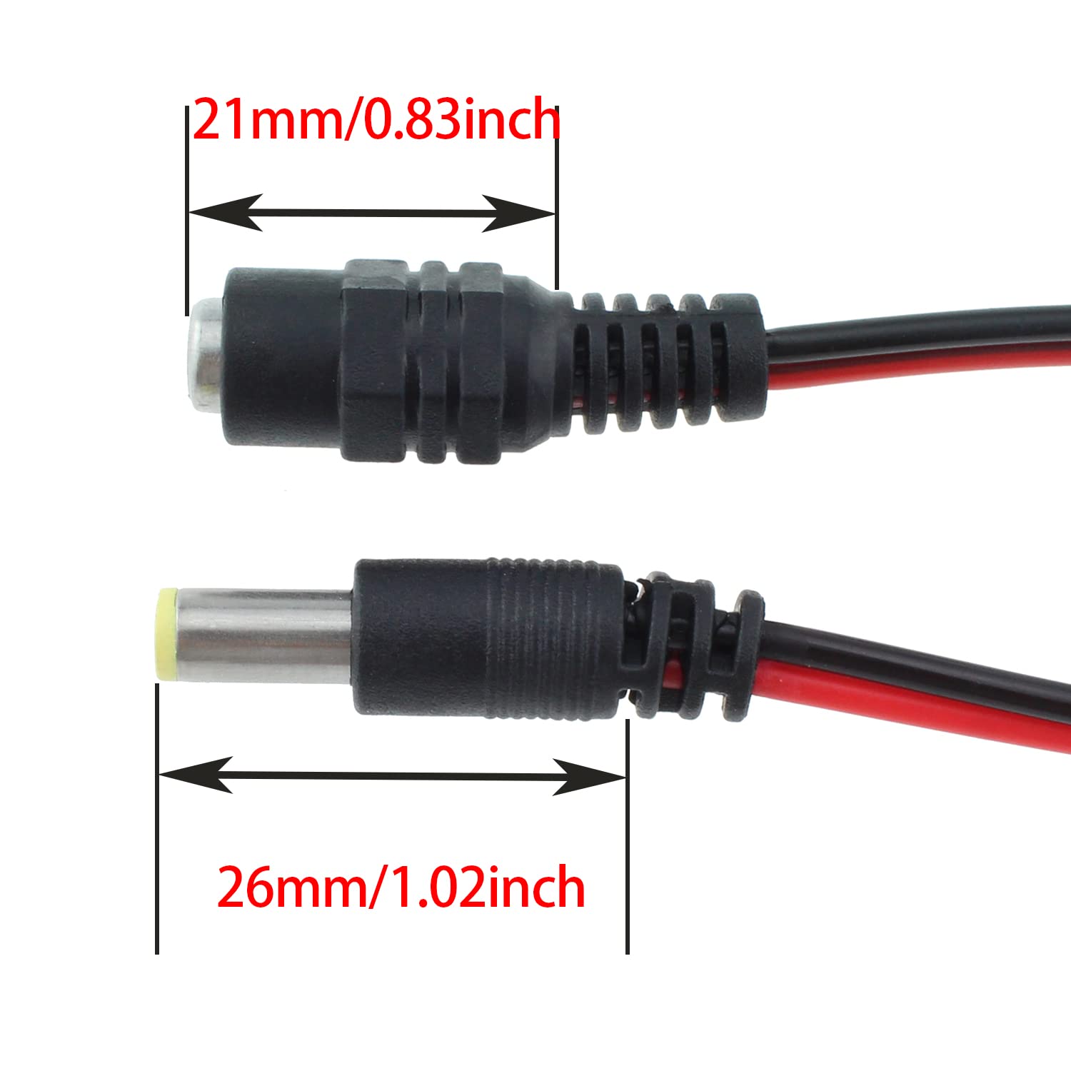 Siamese Cable Connection Kit – 10 BNC Twist-on + 5 DC Male + 5 Female Jacks
