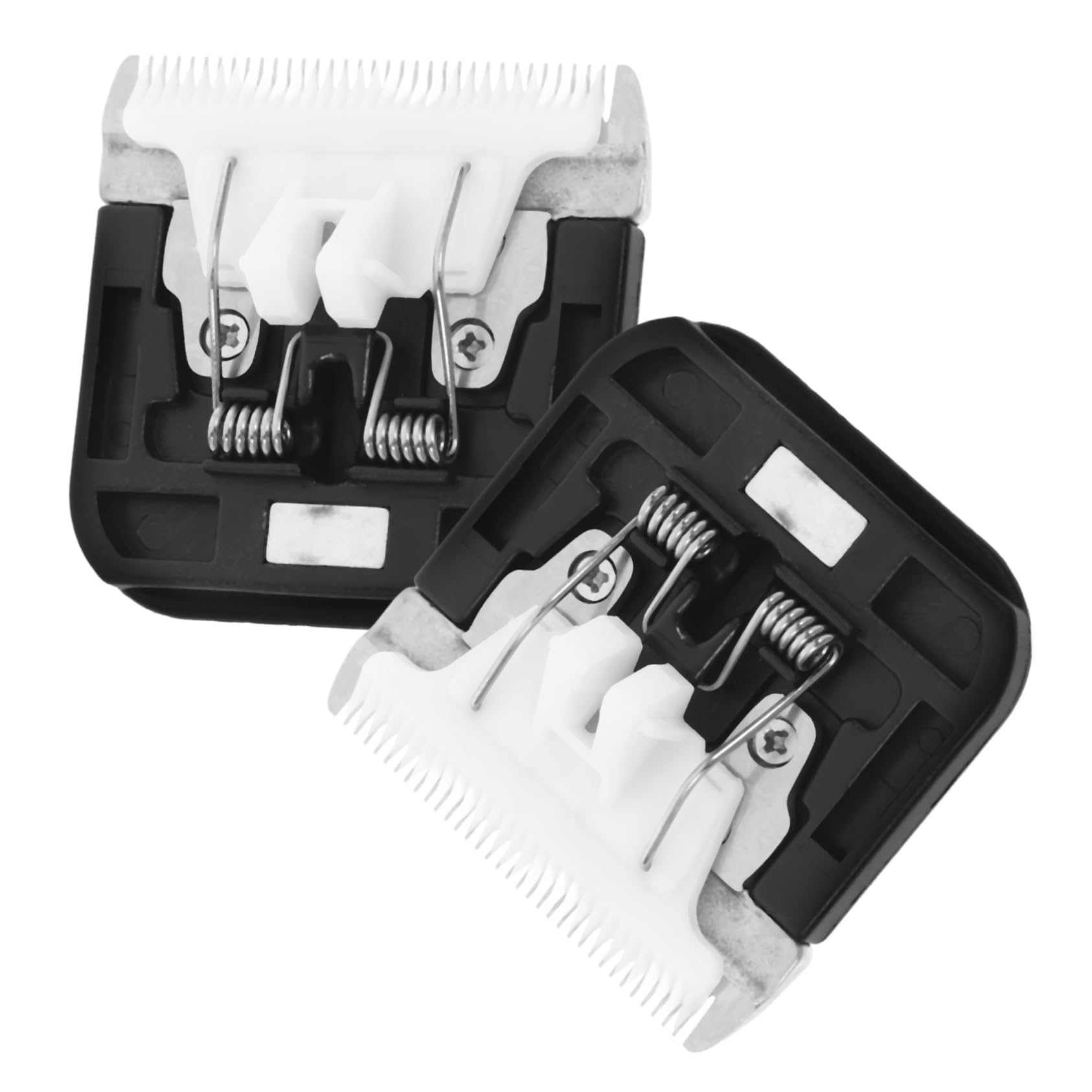 Outanaya 2Pcs Pet Trimmer Blades for Electric Dog Grooming Clippers Replacement Blades for Fine Hair Trimming Around Paws Eyes Ears Convenient Practical Dog Grooming Equipment