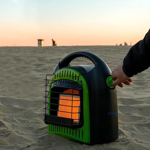 Miniatura 8 de Flame King YSN-CHS10 - Calentador portátil radiante espacial de propano de 10,000 BTU para interiores y exteriores para camping, garaje, pesca en