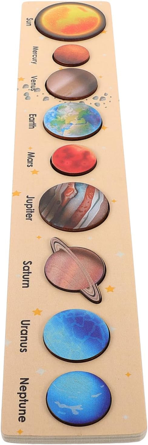 SUPVOX Puzzles Live Animals for Sale As Pets Aqua Dragons for Floor Puzzle Ant Stem Kits Solar System Model Science Kit Beige Wood
