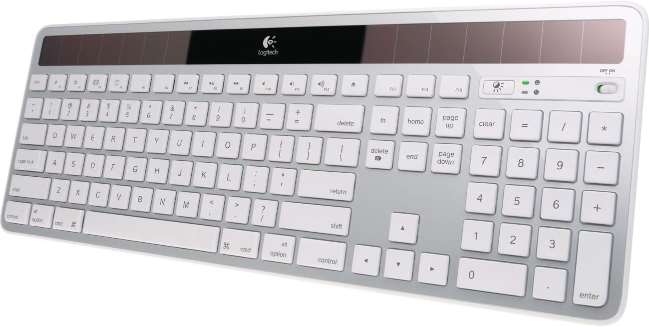 Logitech Wireless Solar Keyboard K750 for Mac - Black