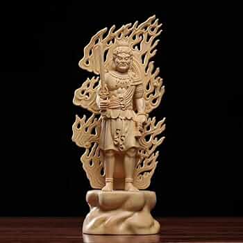 【修縁堂】不動明王 木彫り 不動明王像 仏教工芸品 木彫仏教 精密彫刻 修縁堂】不動明王 木彫り 不動明王像 仏教工芸品 木彫仏教 精密