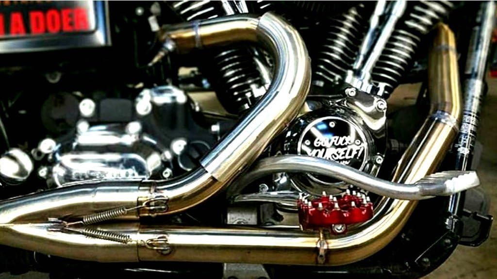 Black Friday 🔥 FLO MOTORSPORTS FOOT PEGS, FITS: HARLEY DAVIDSON DYNA MOTORCYCLES (Red)