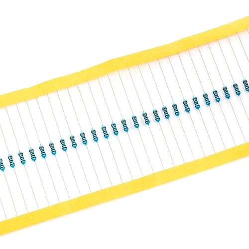 Miniatura 4 de Chanzon 100 piezas 14 W (0.25 W) 33 K  Ohm película metálica resistencia fija 0.01  1% tolerancia 33KR MF resistencia de agujero pasante, limitación