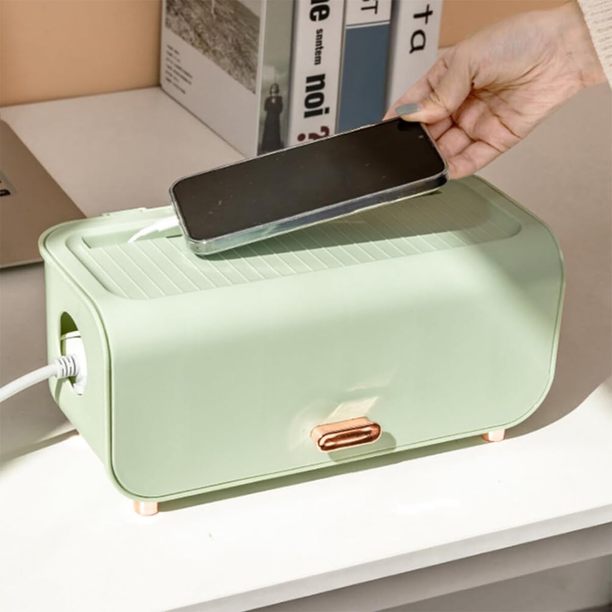 Amazon | LadruphLadruph ケーブルボックス コンセントボックス 配線