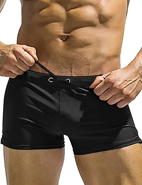 COOFANDY Men's Swimsuit Camo Quick Dry Mens Swimming Shorts Trunks with Pockets