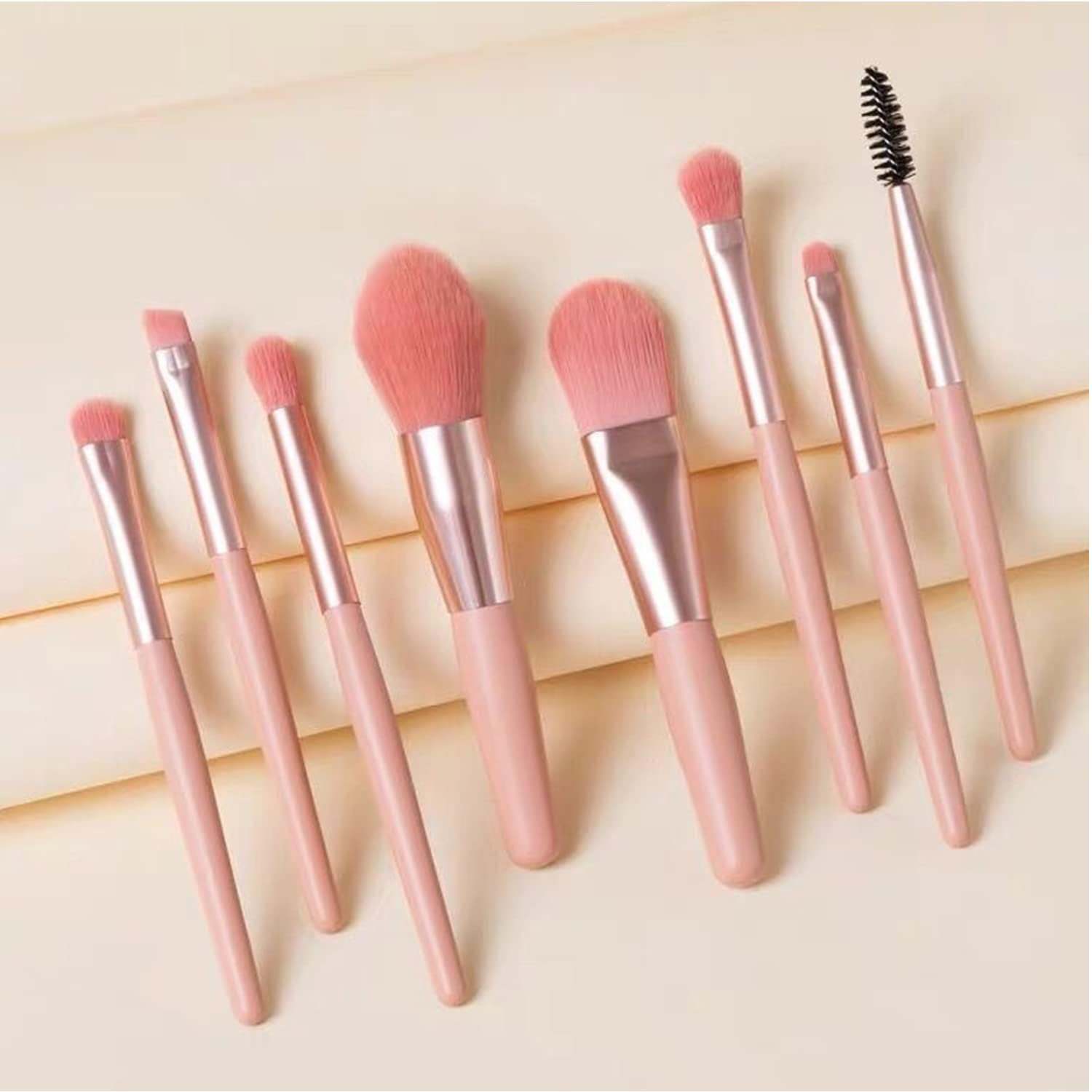 8 PCS Makeup Brush Set, Foundation Make up Brushes for Concealers Eye Shadows, and Blush, Premium Synthetic - Image 4